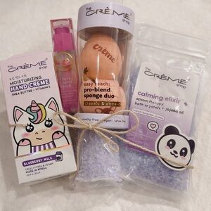 The Crème Shop Skincare and Makeup Set 4 Piece set NWT